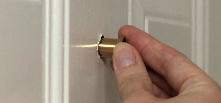peephole door repair in Topanga