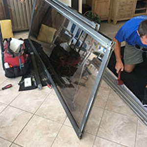 sliding glass door frame repair Topanga